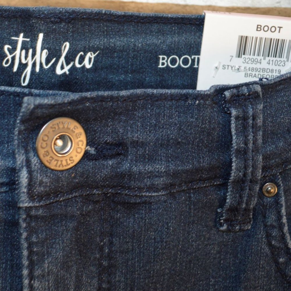 Style & Co Boot brand new mid-rise tummy control, short length, size10S,